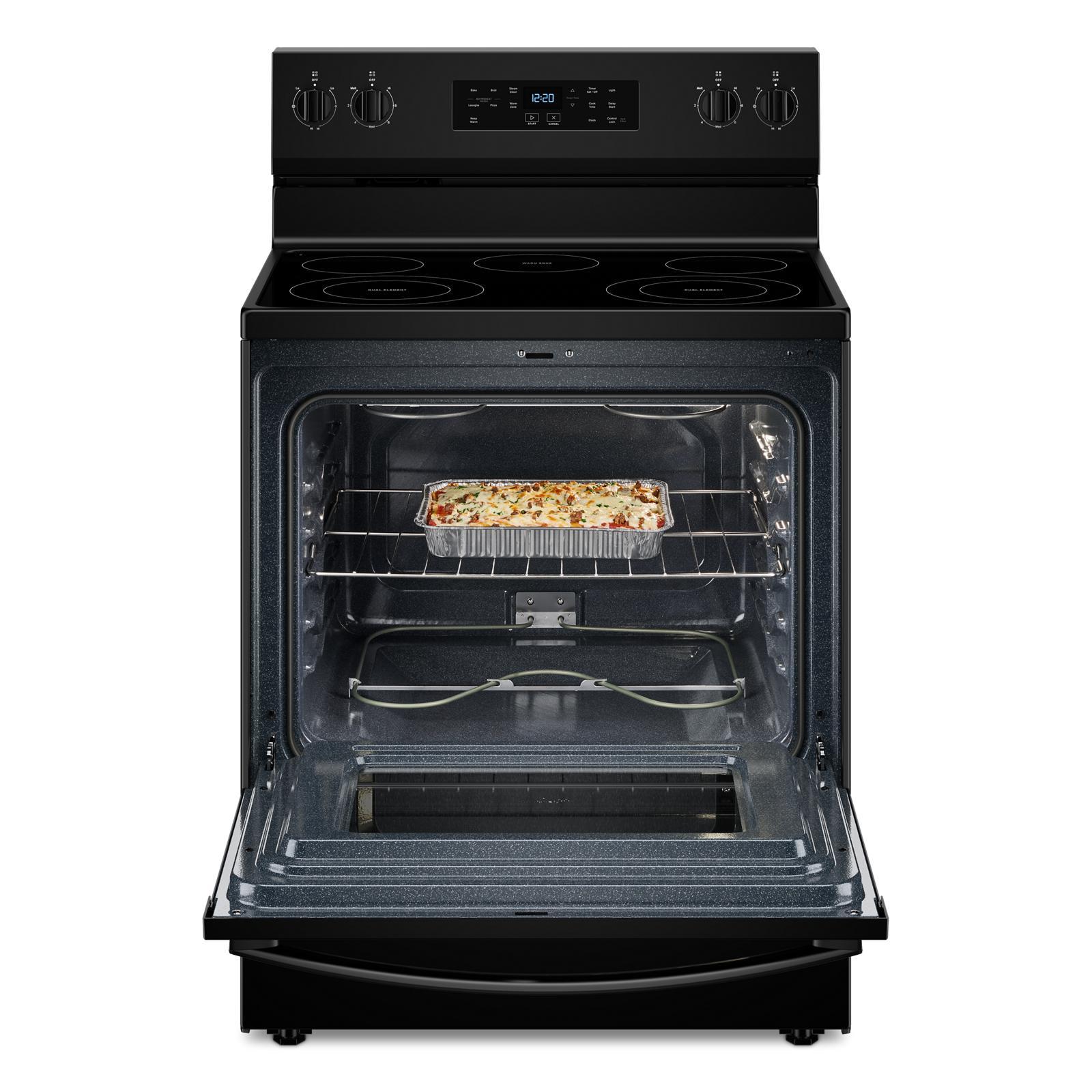 Whirlpool - 5.3 cu. ft  Electric Range in Black - YWFES3330RB
