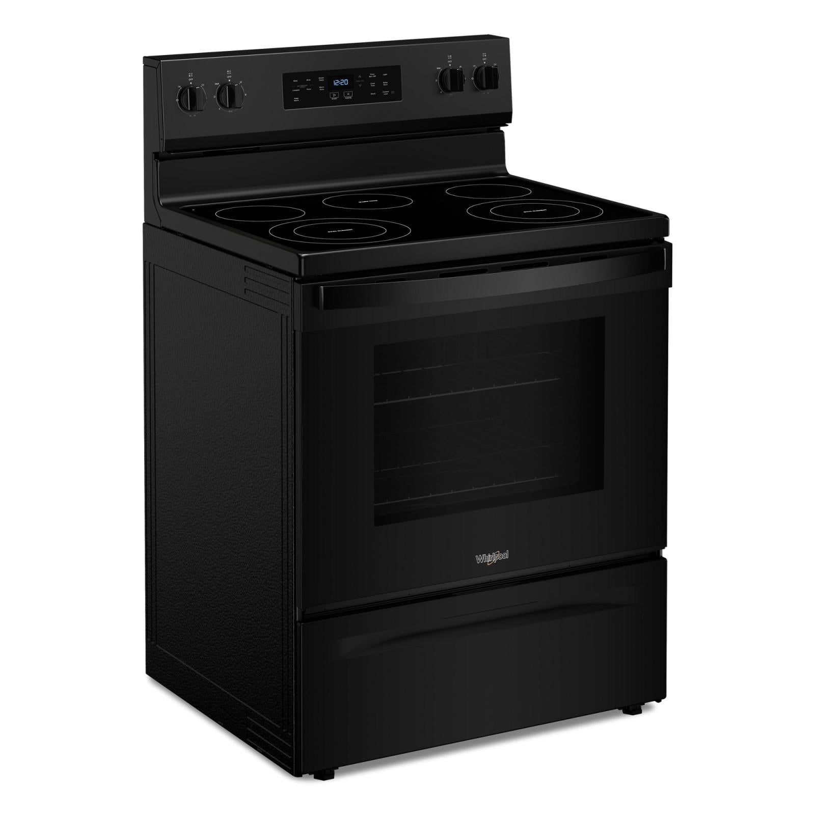 Whirlpool - 5.3 cu. ft  Electric Range in Black - YWFES3330RB
