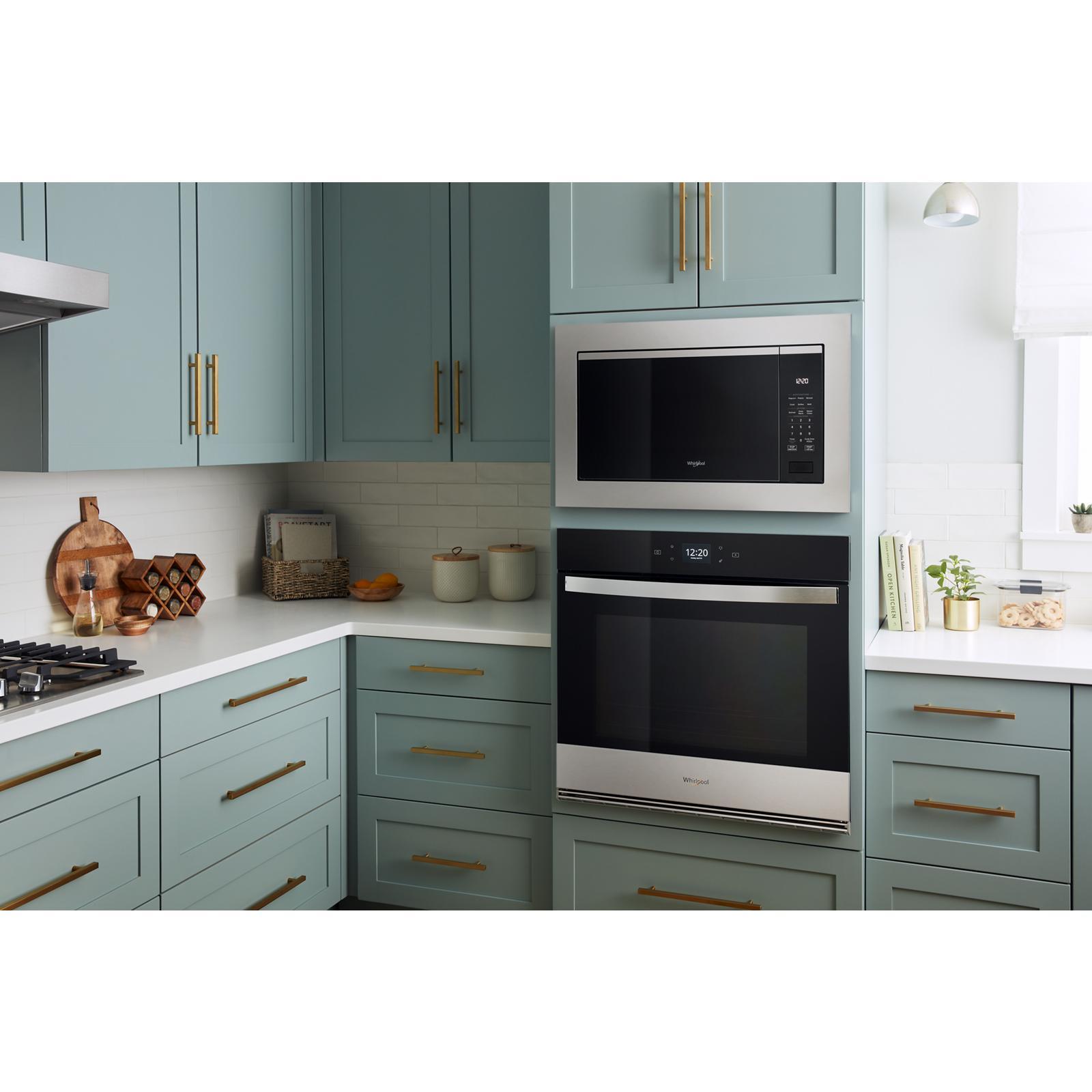 Whirlpool - 1.6 cu. Ft  Counter top Microwave in Black - YWMCS7022SB