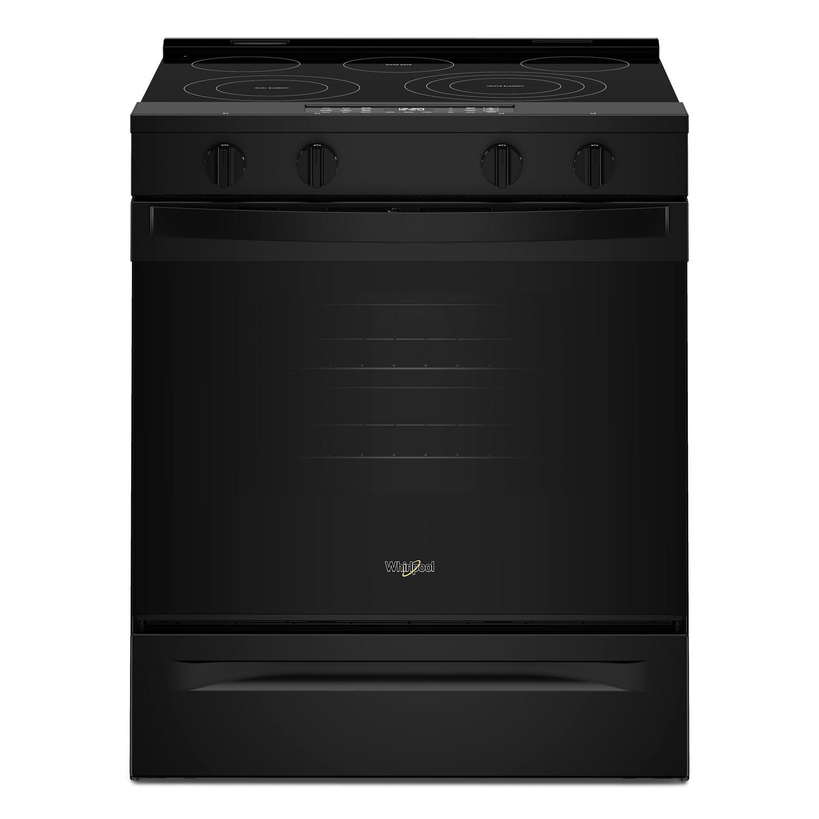 Whirlpool - 5.3 cu. ft  Electric Range in Black - YWSES5030SB