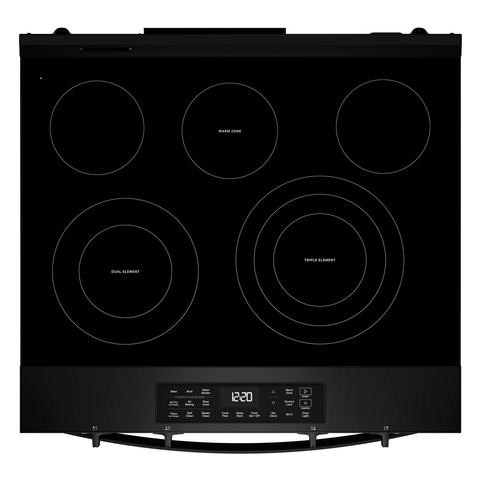 Whirlpool - 5.3 cu. ft  Electric Range in Black - YWSES5030SB