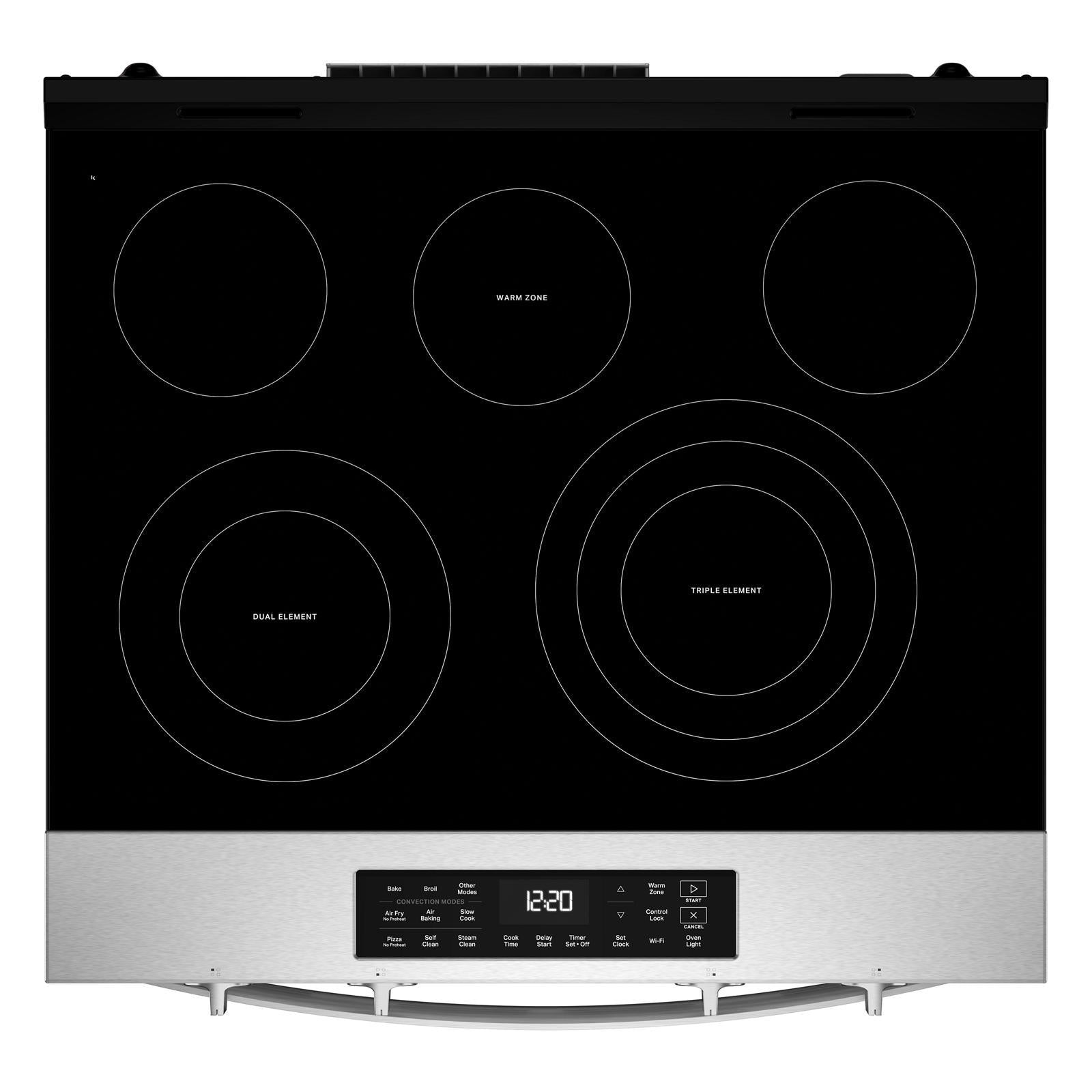 Whirlpool - 5.3 cu. ft  Electric Range in Stainless - YWSES5030SZ