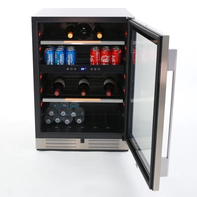 Avanti - 24 Inch 5.4 cu.Ft Beverage Centre Refrigerator in Stainless - ARFSE55R3S