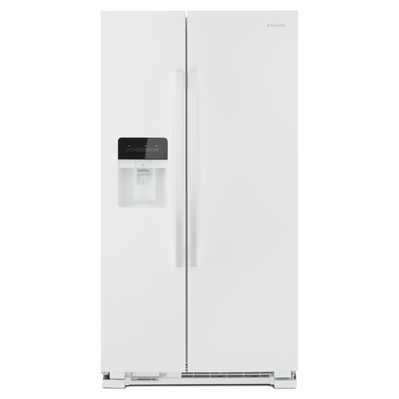 Amana - 33.13 Inch 21 cu. ft Side by Side Refrigerator in White - ASI2175GRW