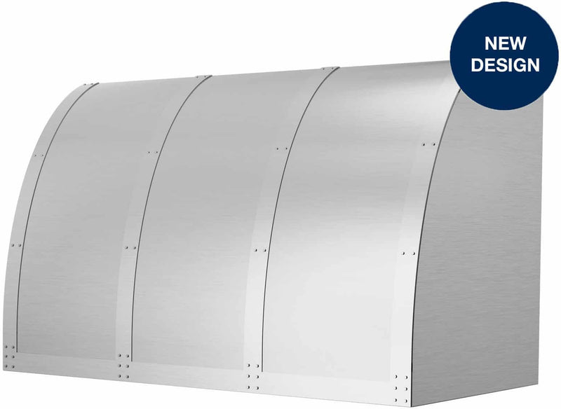 Bluestar - 48 Inch 1400 CFM Wall Mount and Chimney Range Vent in Stainless - AT048MLPLTD