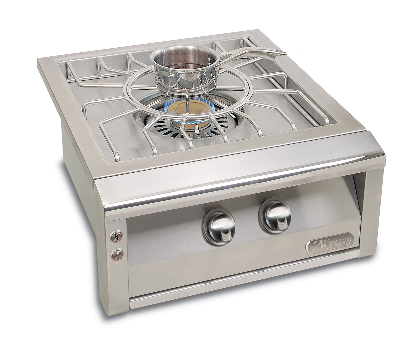 Alfresco - 2 Burner Natural Gas BBQ Outdoor Cooker in Stainless - AXEVP