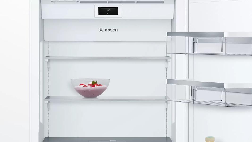 Bosch - 29.75 Inch 16 cu. ft Built In / Integrated Bottom Mount Refrigerator in Panel Ready - B30IB905SP