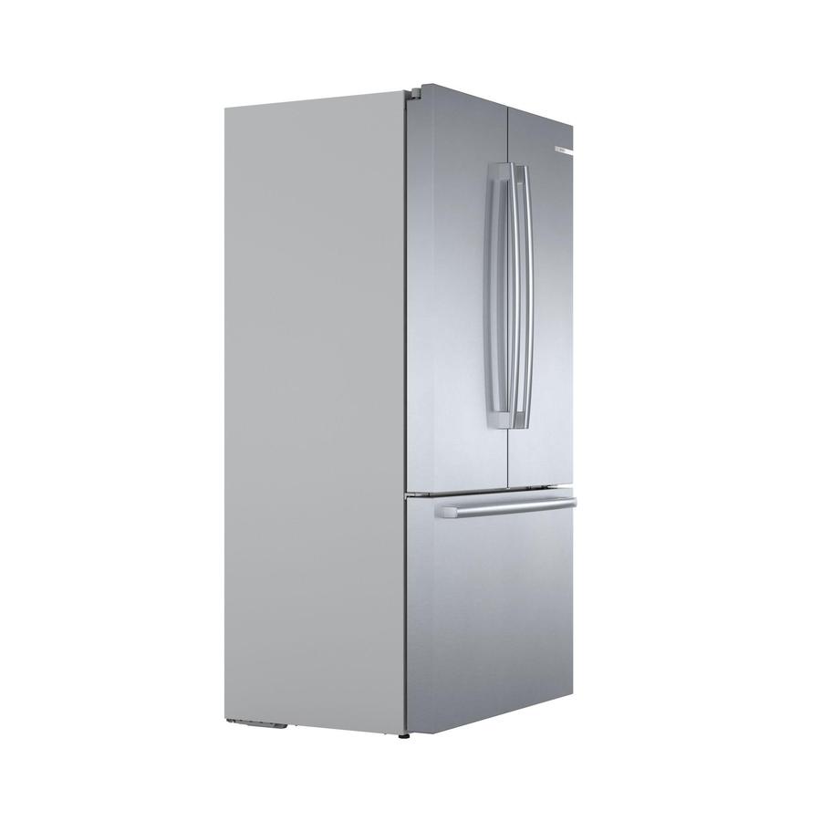 Bosch - 35.625 Inch 20.8 cu. ft French Door Refrigerator in Stainless - B36CT80SNS
