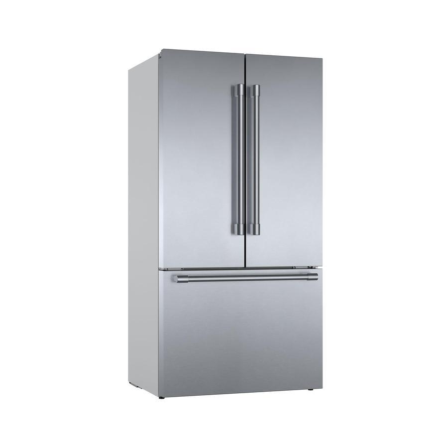 Bosch - 35.625 Inch 20.8 cu. ft French Door Refrigerator in Stainless - B36CT81SNS