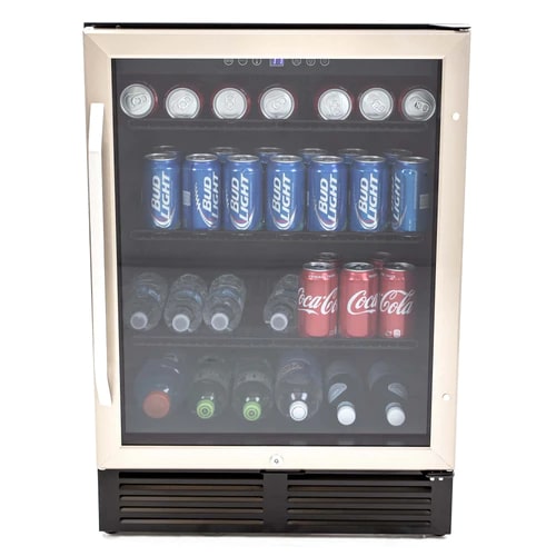 Avanti - 23.5 Inch 5.0 cu.Ft Built In / Integrated Beverage Centre Refrigerator in Stainless - BCA516SS