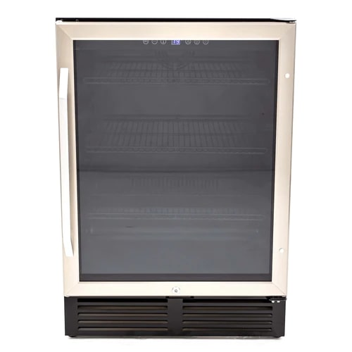Avanti - 23.5 Inch 5.0 cu.Ft Built In / Integrated Beverage Centre Refrigerator in Stainless - BCA516SS