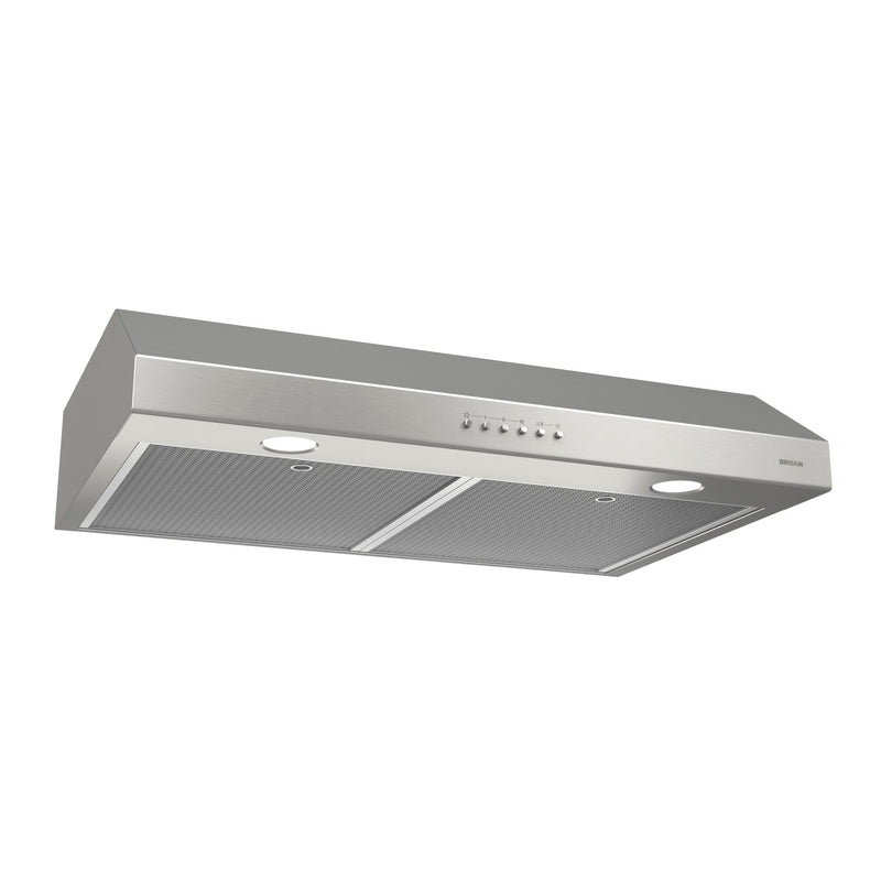 Broan - 30 Inch 375 CFM Under Cabinet Range Vent in Stainless - BCSM130SS