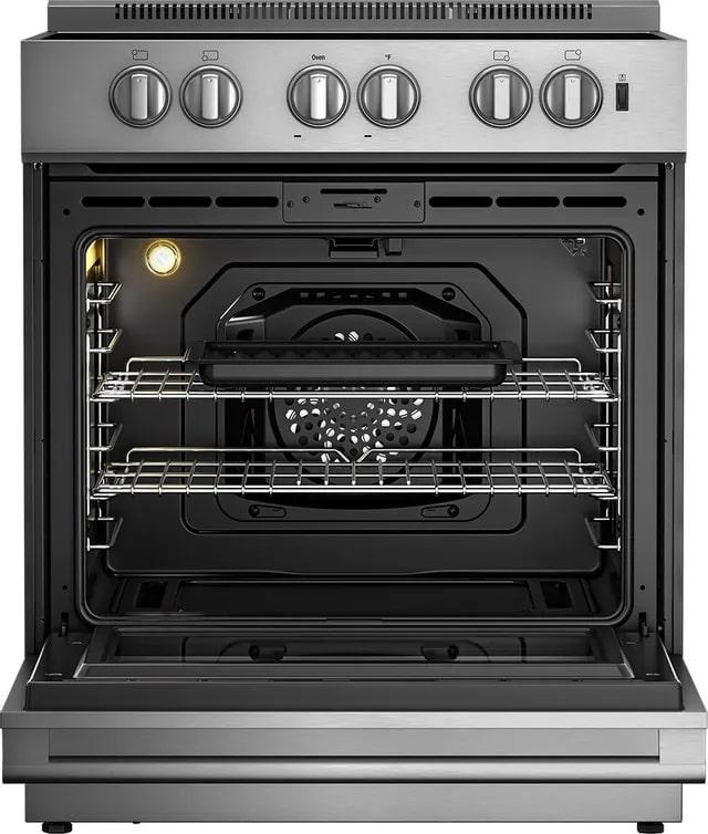 Blomberg - 5.7 cu. ft  Induction Range in Stainless - BIR34452CSS