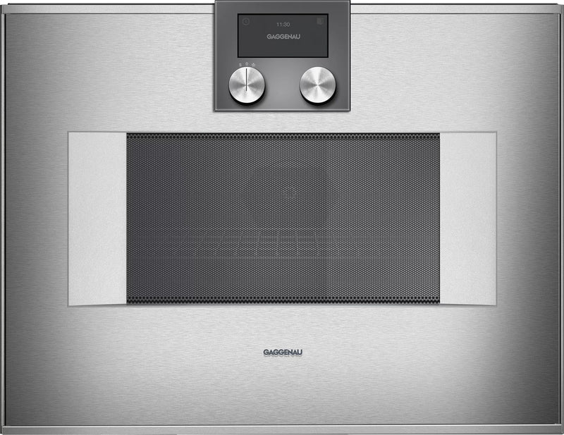 Gaggenau - 1.3 cu. ft Combination Wall Oven in Stainless - BM450710