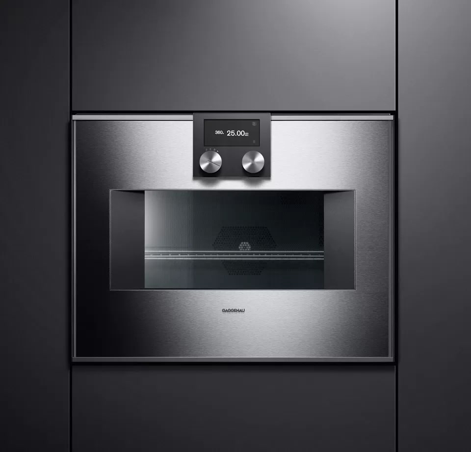 Gaggenau - 1.3 cu. ft Combination Wall Oven in Stainless - BM451710