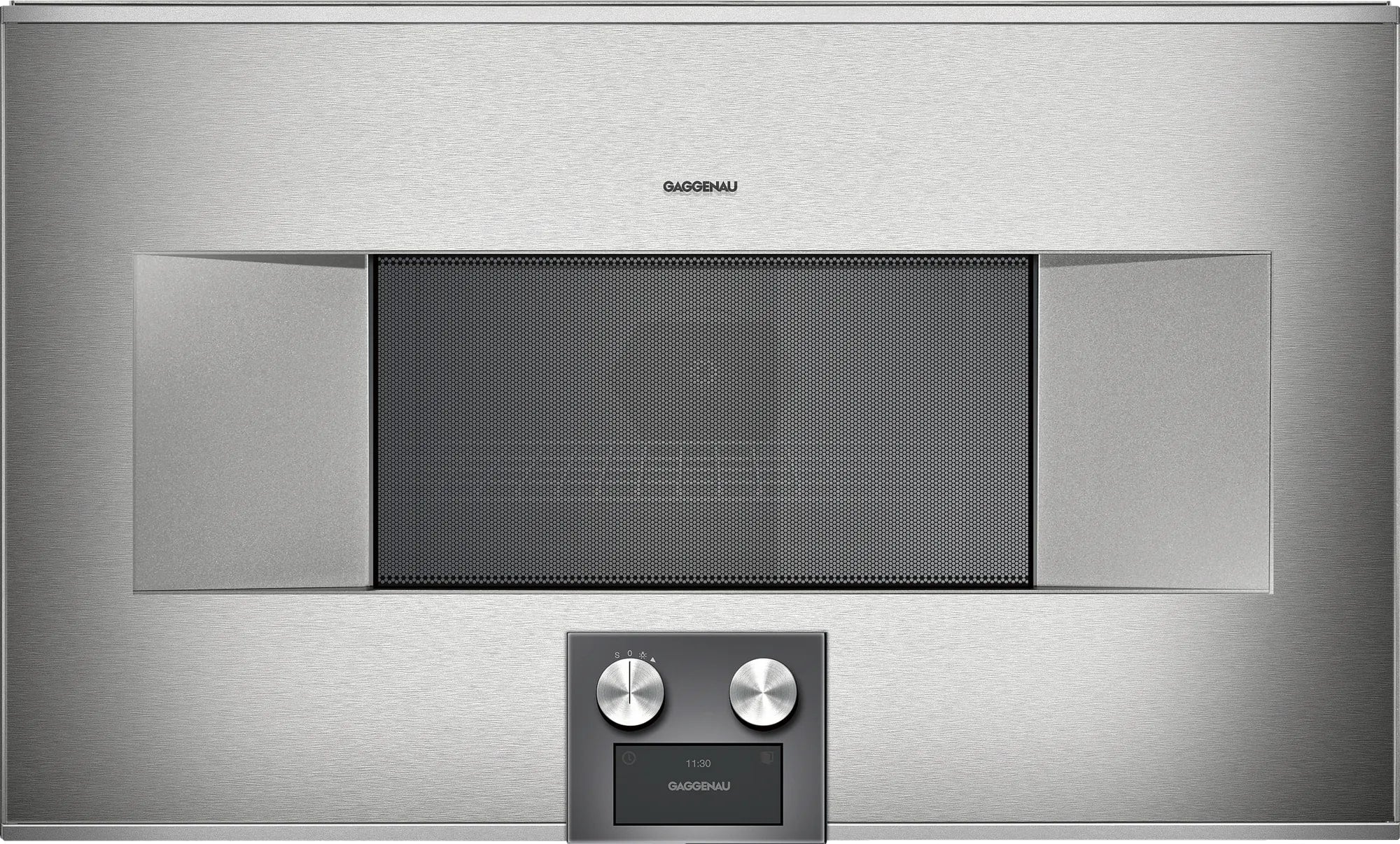 Gaggenau - 1.3 cu. ft Combination Wall Oven in Stainless - BM484710