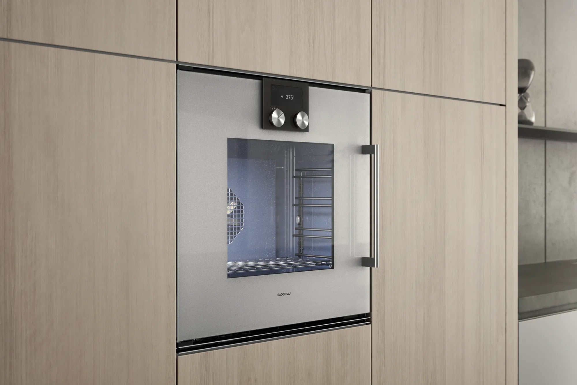 Gaggenau - 3.1 cu. ft Single Wall Oven in Stainless - BOP250612