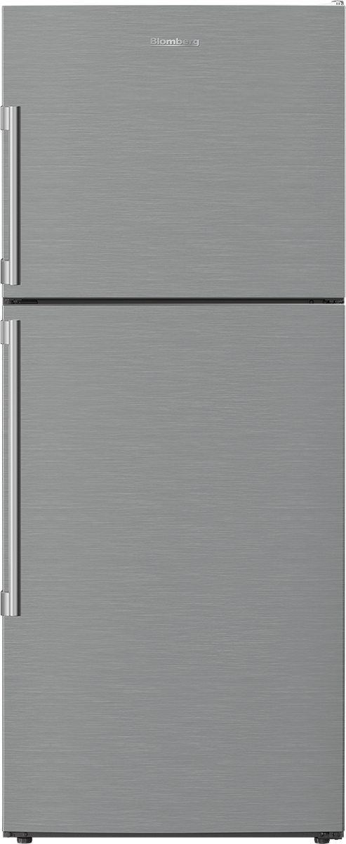 Blomberg - 27.5625 Inch 13.53 cu. ft Top Mount Refrigerator in Stainless - BRFT1622SS