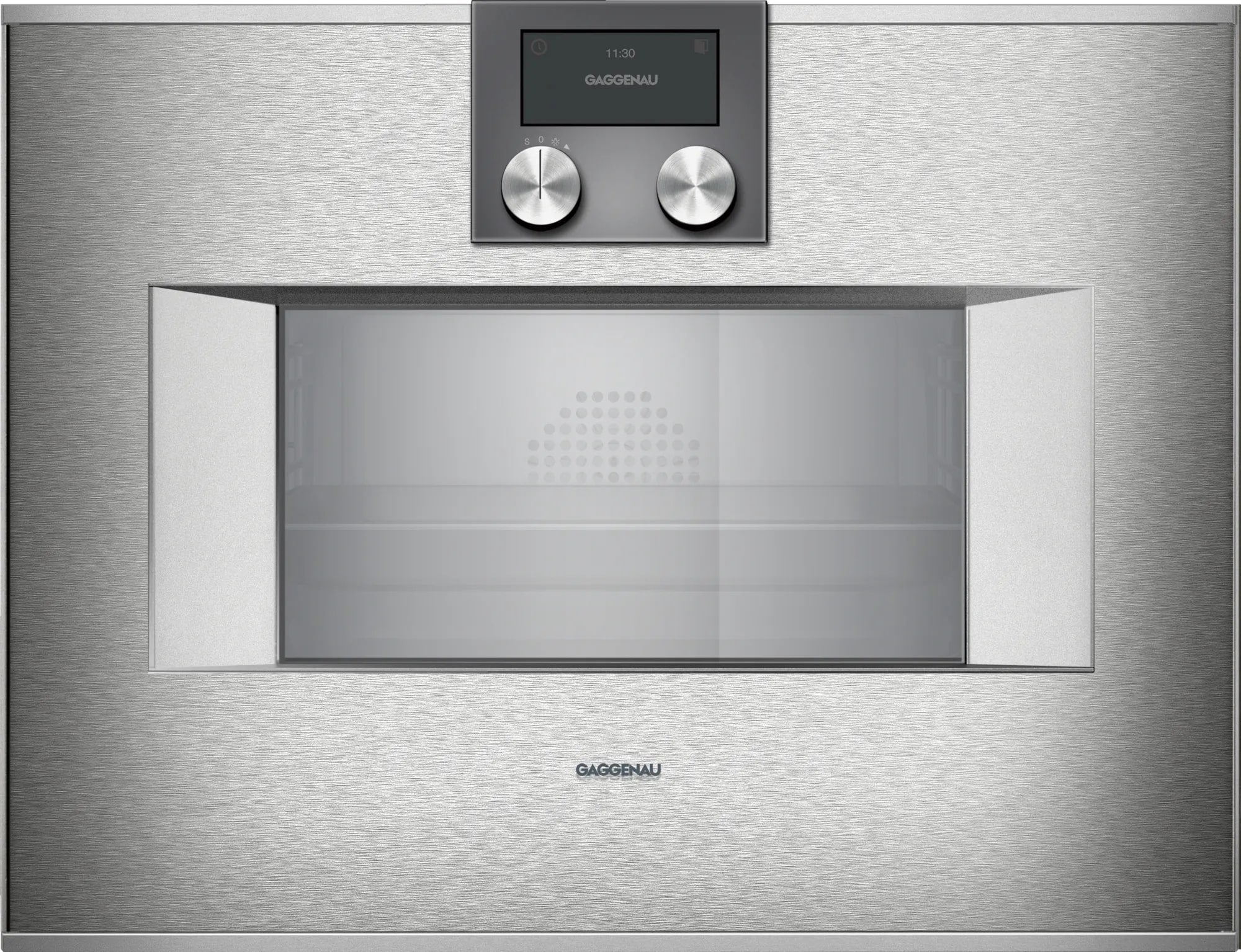 Gaggenau - 2.1 cu. ft Steam Wall Oven in Stainless (Open Box) - BS470612