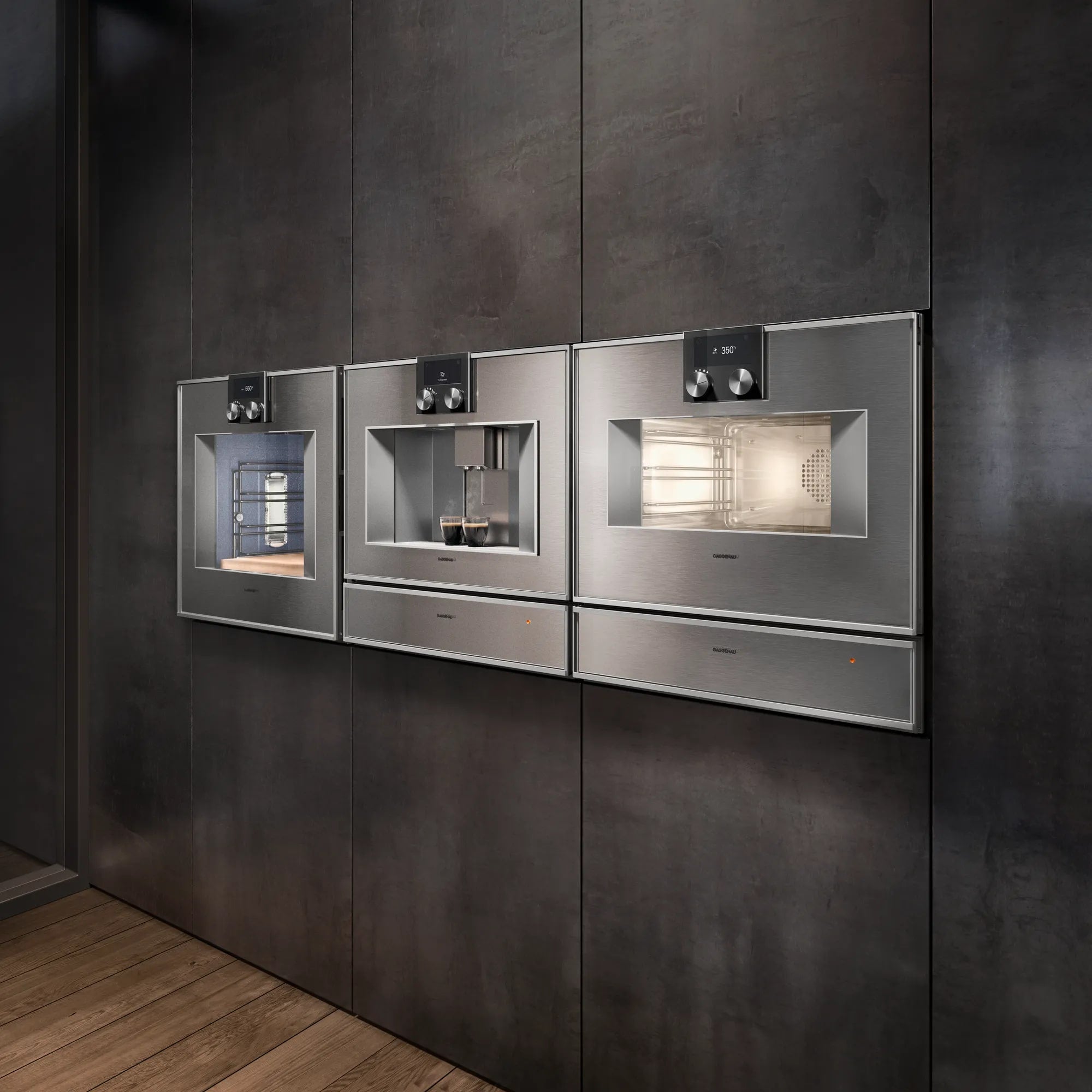 Gaggenau - 2.1 cu. ft Steam Wall Oven in Stainless - BS470612