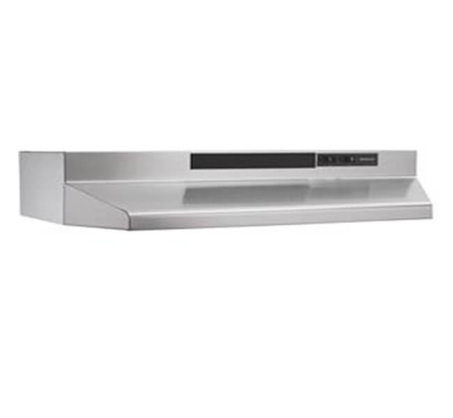 Broan - 30 Inch 230 CFM Under Cabinet Range Vent in Stainless  - BU230SS
