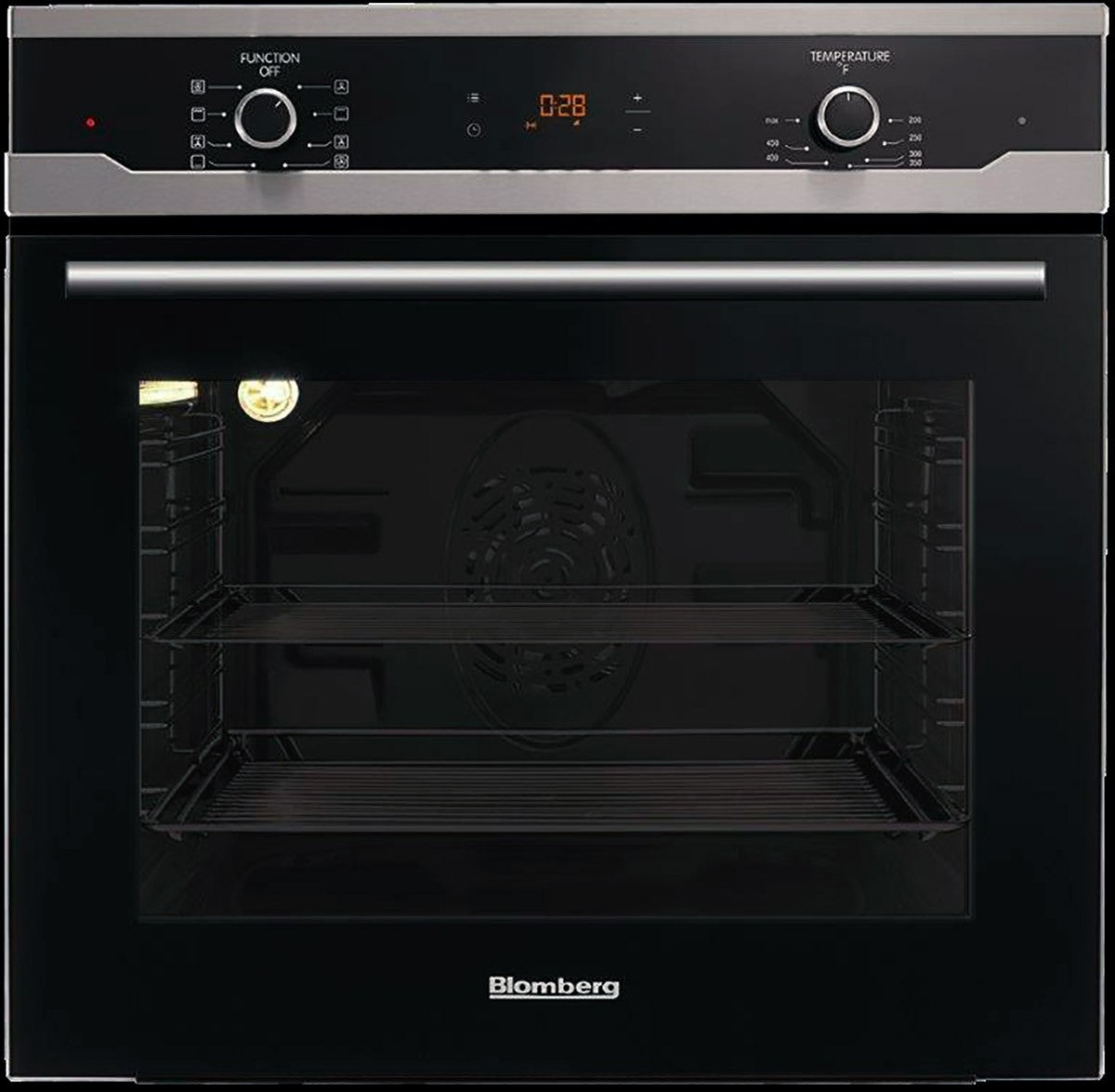 Blomberg - 2.5 cu. ft Single Wall Oven in Black - BWOS24110B