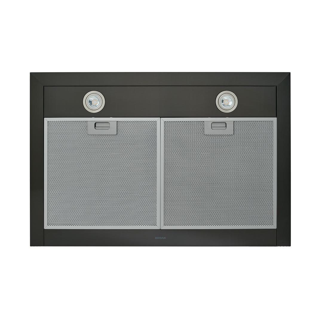 Broan - 30 Inch 450 CFM Wall Mount and Chimney Range Vent in Black Stainless - BWS1304BLS