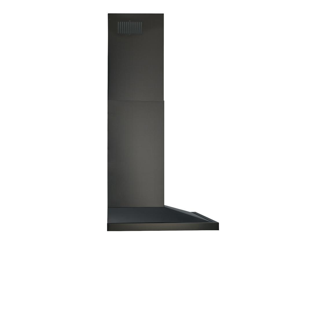 Broan - 30 Inch 450 CFM Wall Mount and Chimney Range Vent in Black Stainless - BWS1304BLS