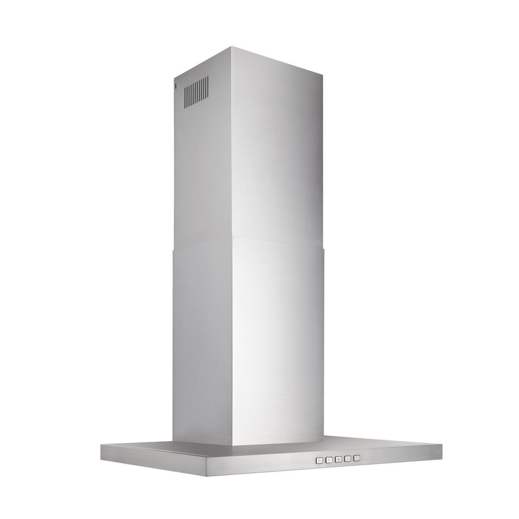 Broan - 30 Inch 450 CFM Wall Mount and Chimney Range Vent in Stainless - BWT1304SS