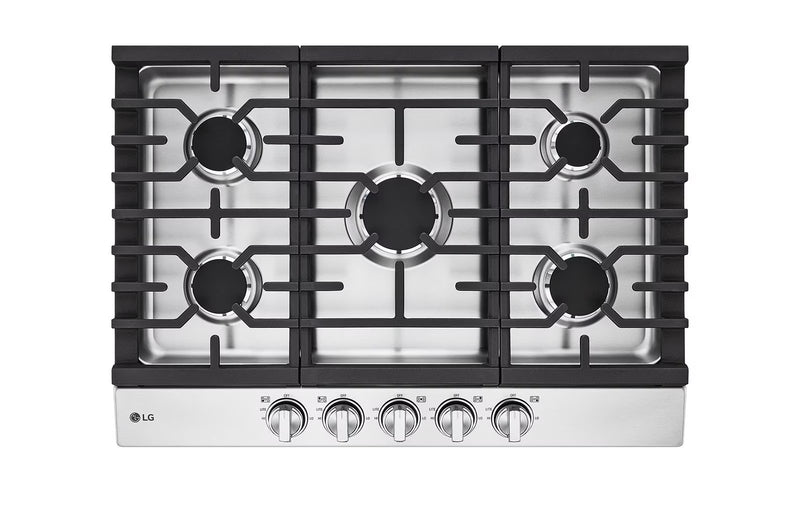 LG - 30 inch wide Gas Cooktop in Stainless - CBGJ3023S