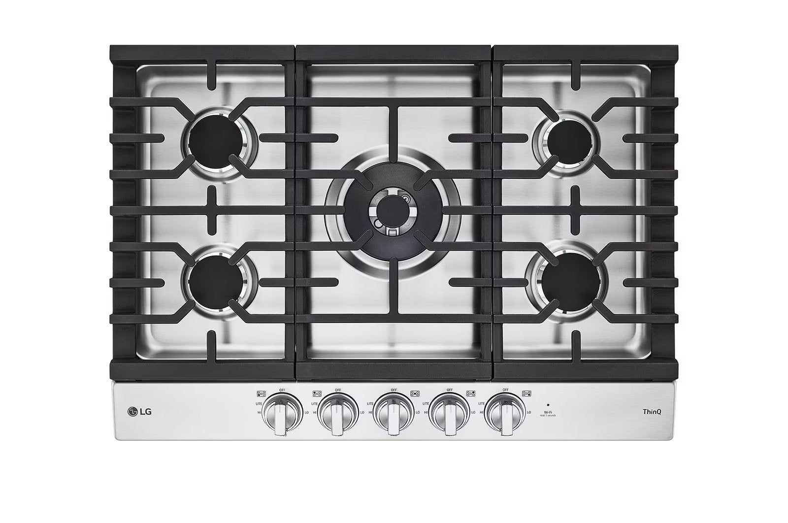 LG - 30 Inch Gas Cooktop in Stainless (Open Box) - CBGJ3027S