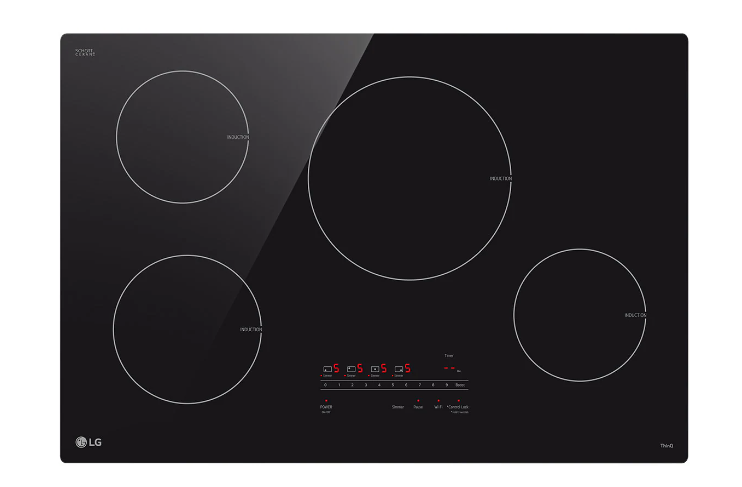 LG - 30.75 Inch Induction Cooktop in Black - CBIH3013B