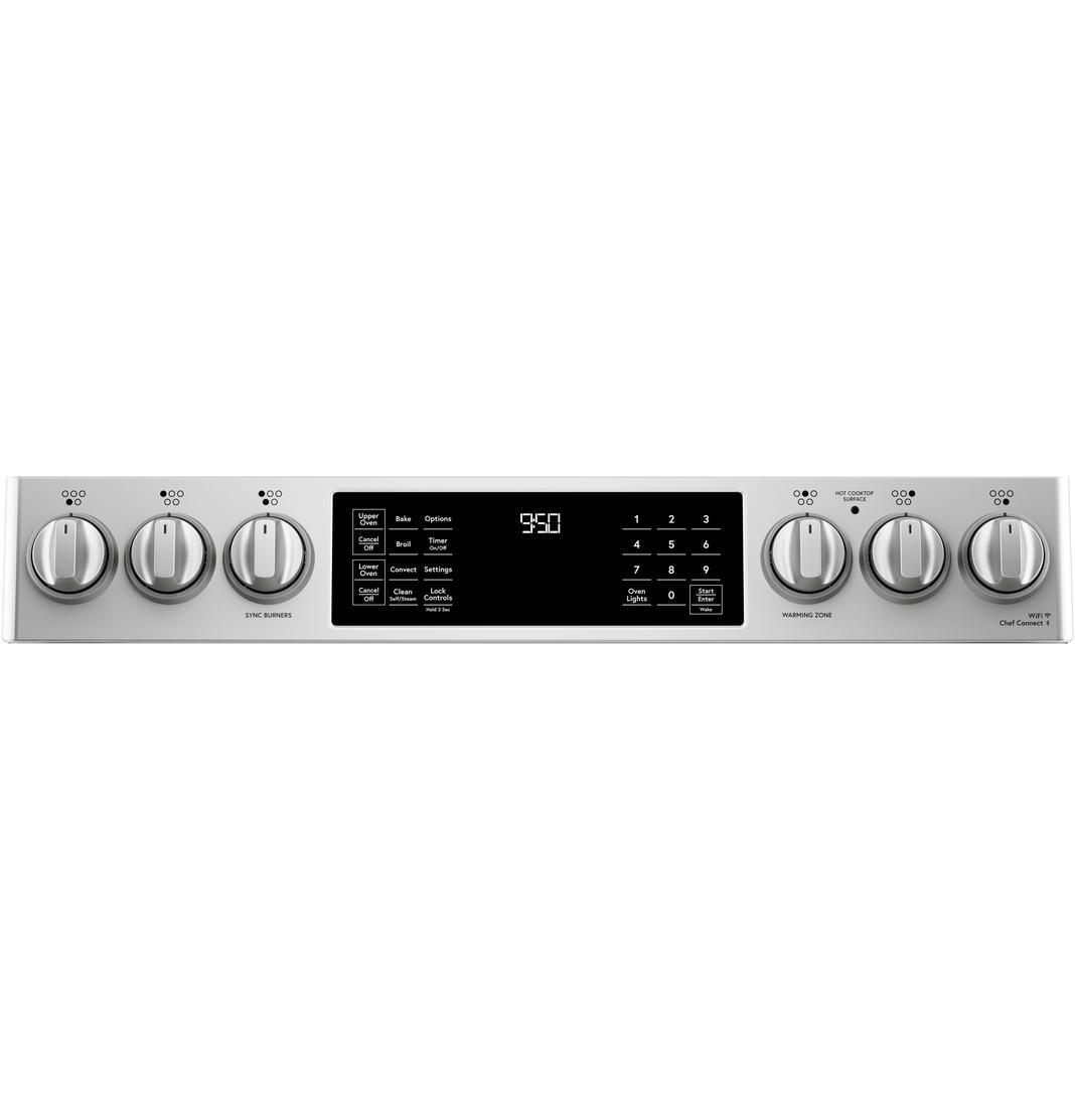 Café - 6.7 cu. ft  Induction Range in Stainless - CCHS950P2MS1