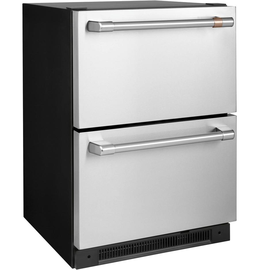 Café - 23.875 Inch 5.7 cu. ft Built In / Integrated Drawer Refrigerator in Stainless - CDE06RP2NS1