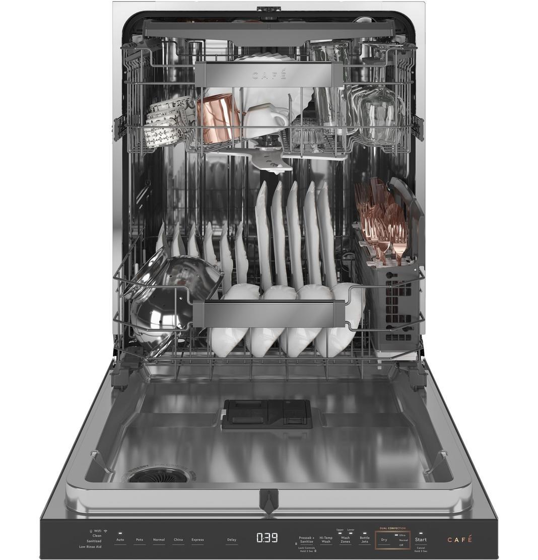 Café - 39 dBA Built In Dishwasher in Platinum - CDT875M5NS5