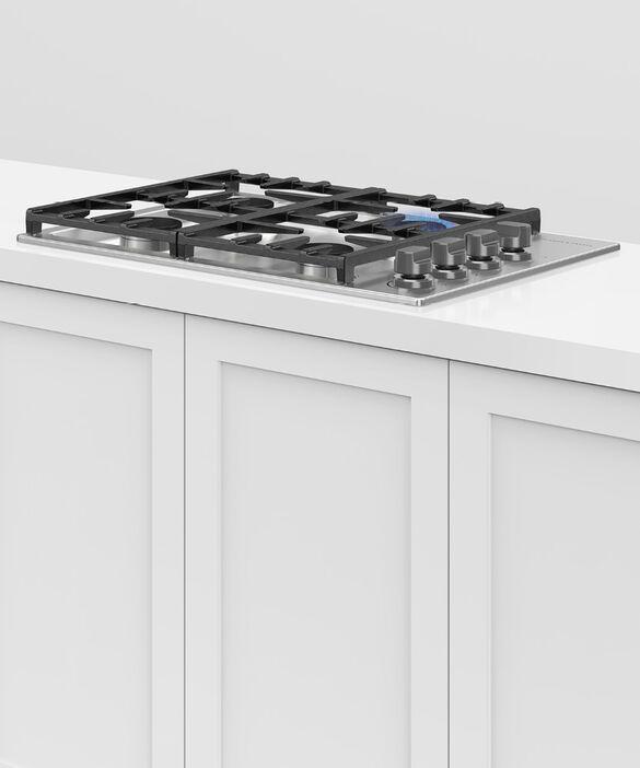 Fisher Paykel - 29.875 inch wide Gas Cooktop in Stainless - CPV3-304-N