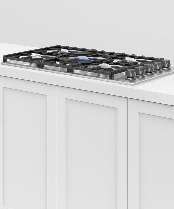 Fisher Paykel - 36 inch wide Gas Cooktop in Stainless - CDV3-365L