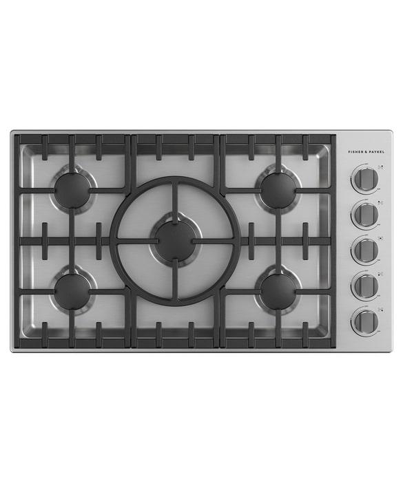 Fisher Paykel - 36 inch wide Gas Cooktop in Stainless - CDV3-365HL