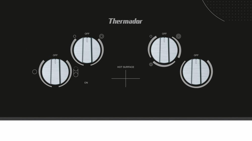 Thermador - 31 inch wide Electric Cooktop in Black - CEM305TB