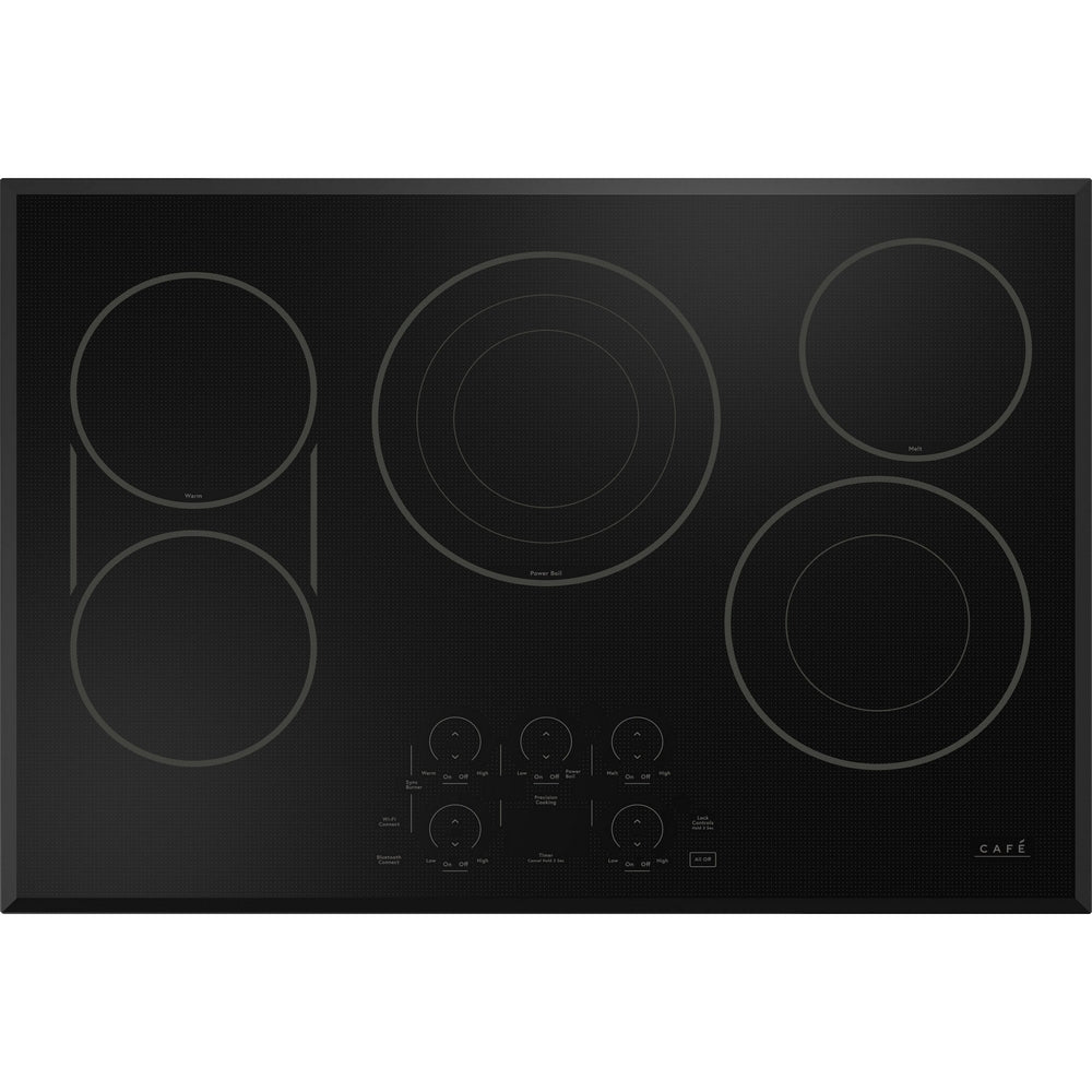 Cafe - 30 Inch Electric Cooktop in Black - CEP90301TBB