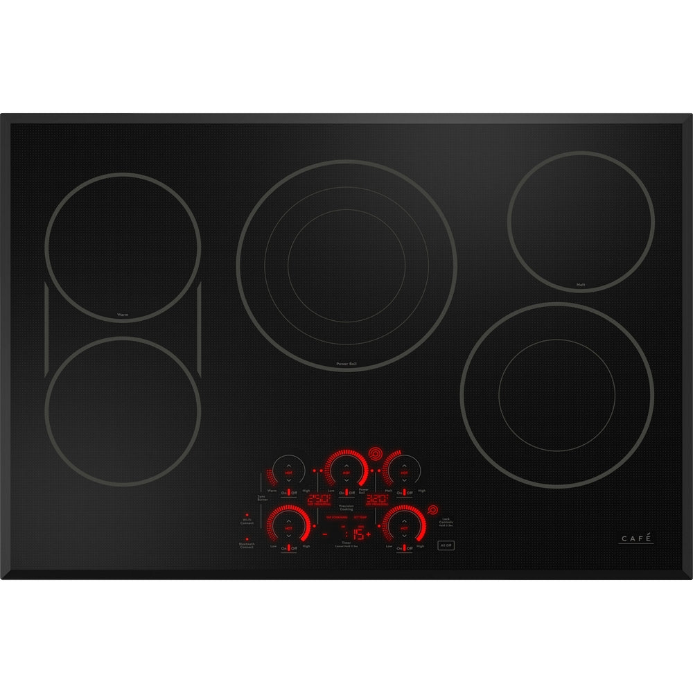 Cafe - 30 Inch Electric Cooktop in Black - CEP90301TBB
