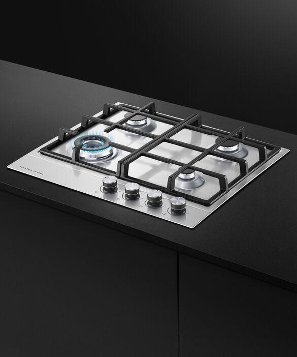 Fisher Paykel - 23.625 inch wide Gas Cooktop in Stainless - CG244DLPX1