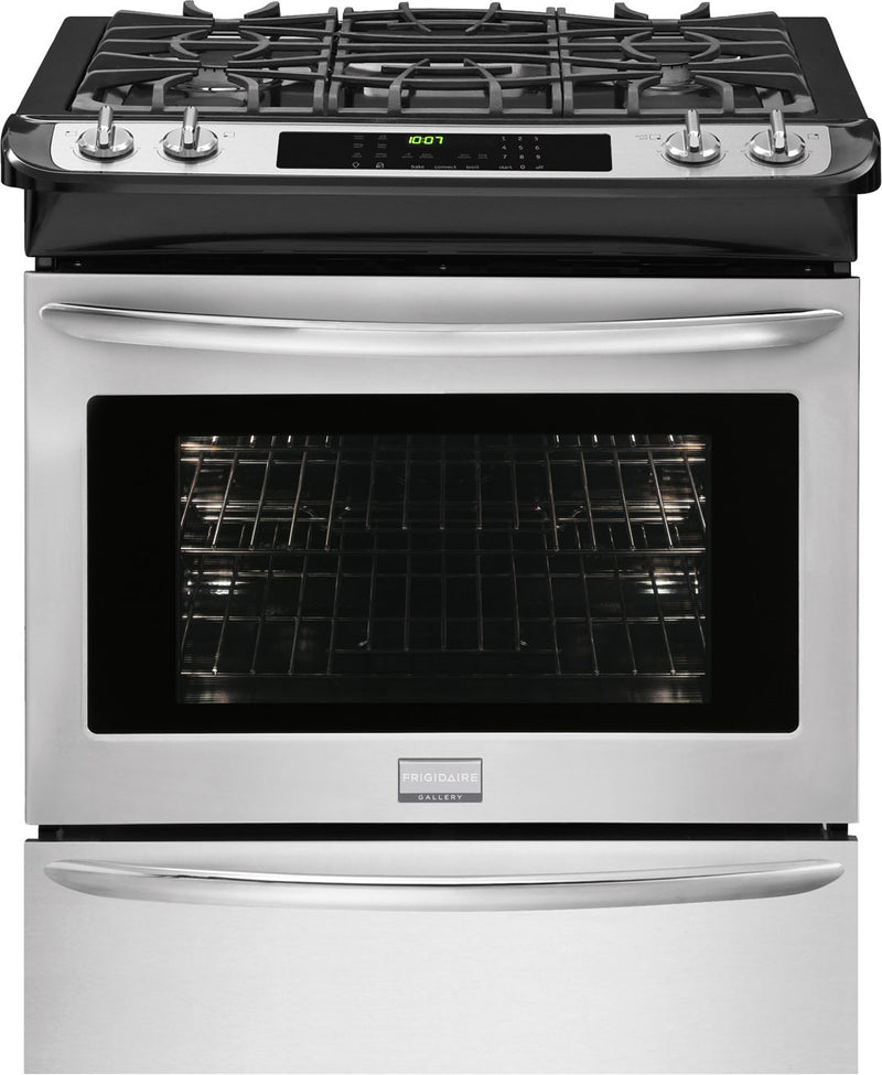 Frigidaire Gallery - 4.6 cu. ft  Dual Fuel Range in Stainless - CGDS3065PF