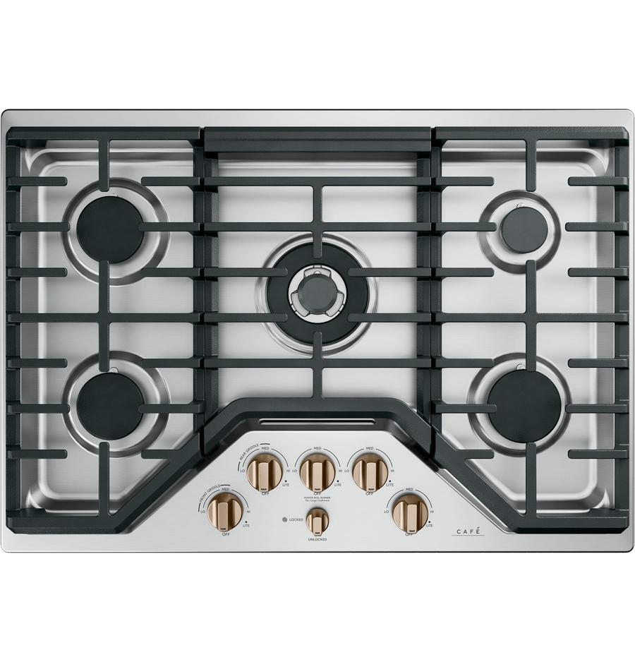 Café - 30 inch wide Gas Cooktop in Stainless - CGP95303MS2