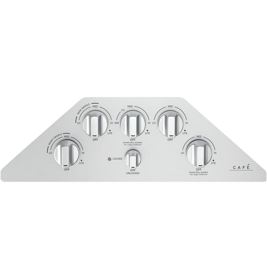 Café - 36 inch wide Gas Cooktop in Stainless - CGP95362MS1