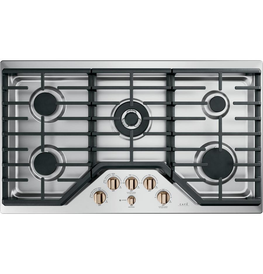 Café - 36 inch wide Gas Cooktop in Stainless - CGP95363MS2