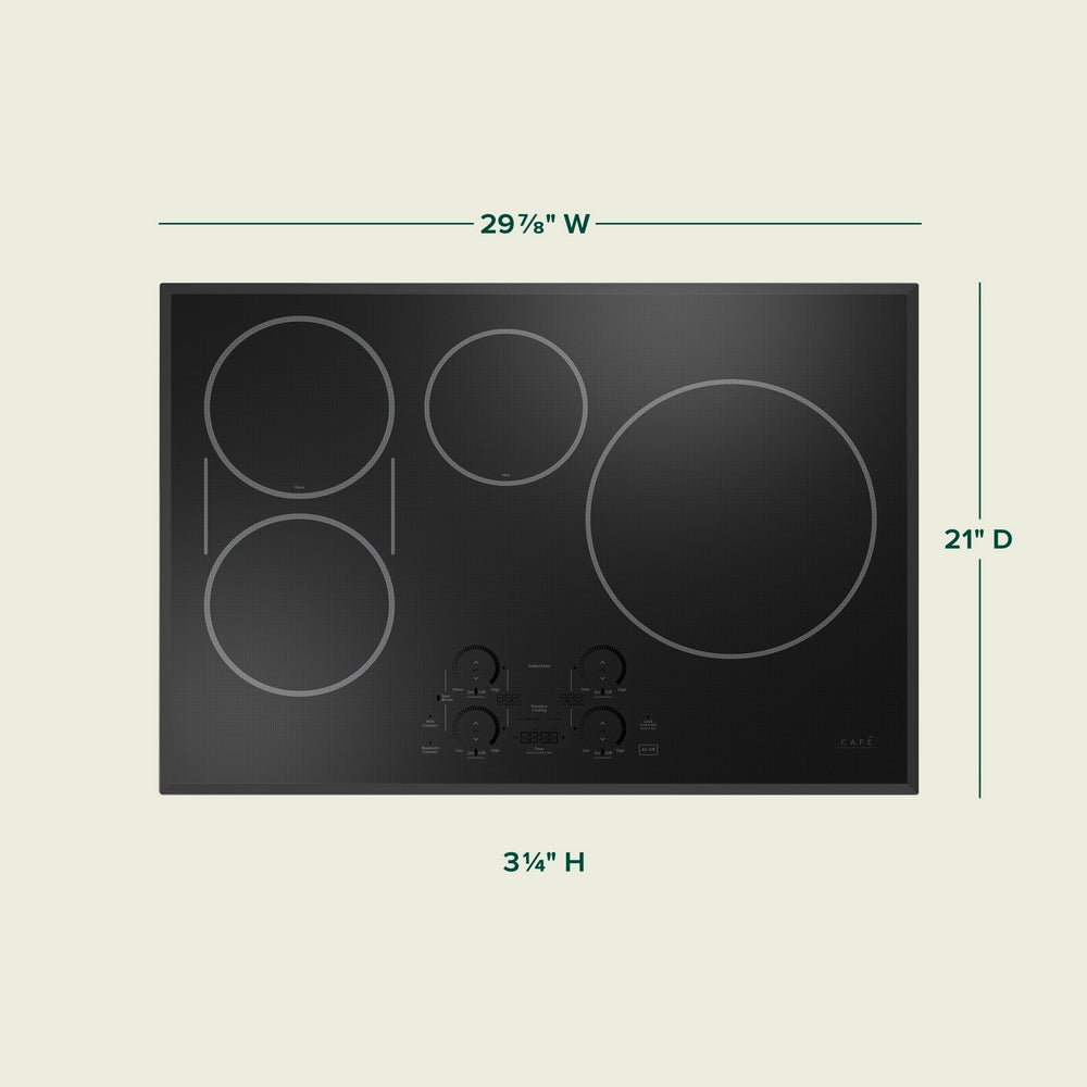 Cafe - 29.8 Inch Induction Cooktop in Black - CHP90301TBB