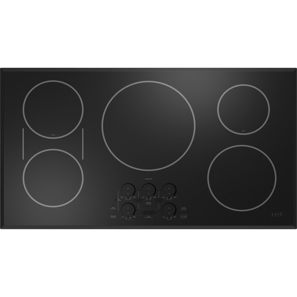Cafe - 36.2 Inch Induction Cooktop in Black - CHP90361TBB
