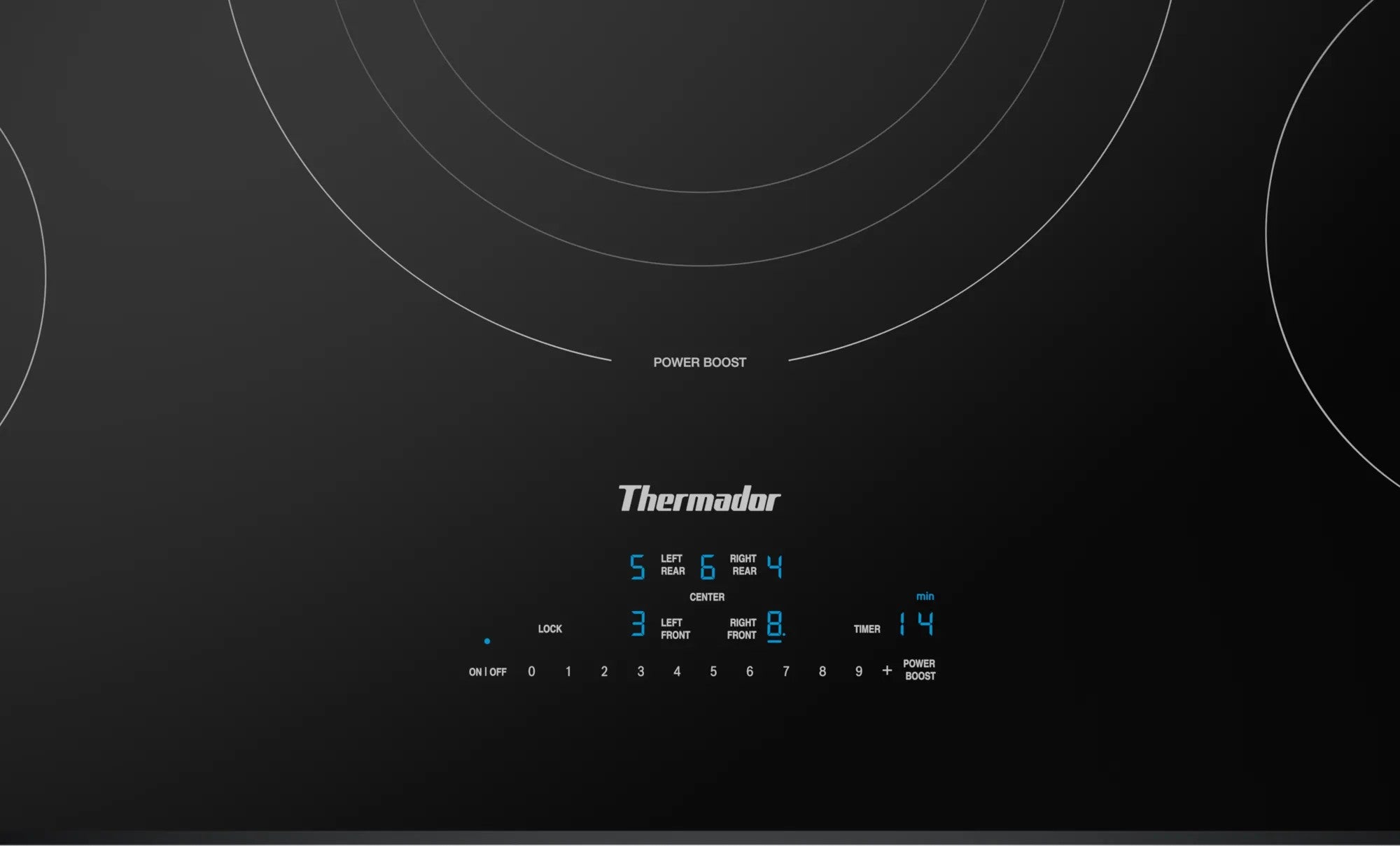 Thermador - 37 Inch Induction Cooktop in Black - CIT365YB