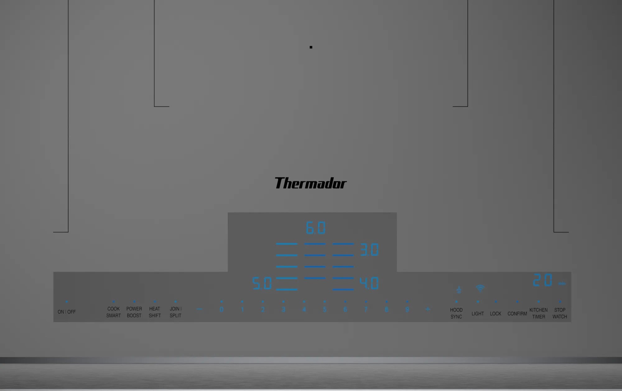 Thermador - 37 Inch Induction Cooktop in Grey - CIT367YGS